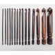 Wooden 15 Crochet Hook set Premium Wood