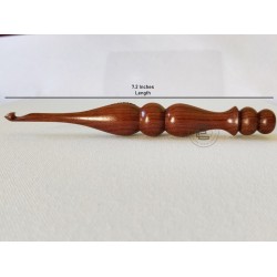 Wood Crochet Ergonomic Soft Grip Hook Set of 7